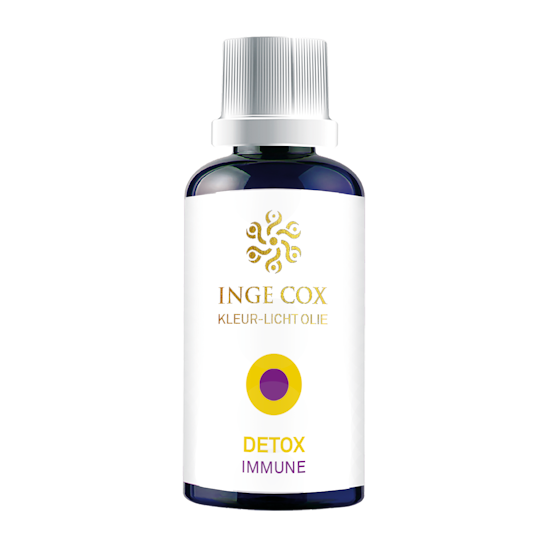 de Kleur-Licht olie Detox Immune helpt om je immuunsysteem te ondersteunen om preventief krachtig te blijven. Het maakt de energie vrij in het lichaam om te ontgiften zodat er een krachtige weerstand kan worden opgebouwd.